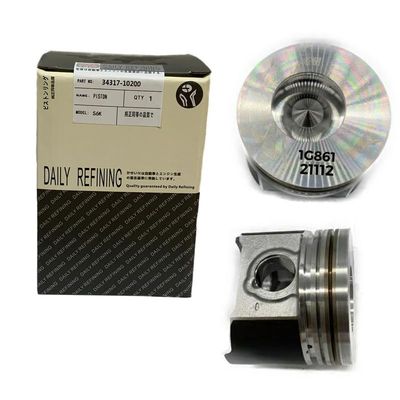 Pistón 1G861-21112 de los recambios del motor diesel de V2203 Kubota